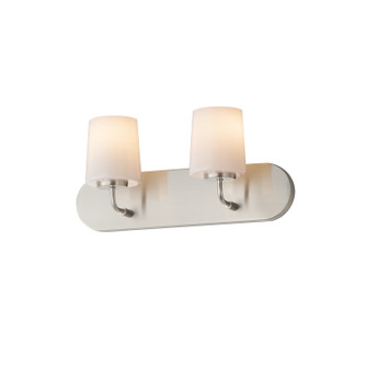 Durham Two Light Strip Bath Vanity in Satin Nickel (16|12892WTSN)