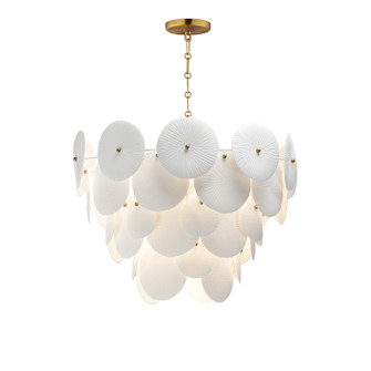 Isla Five Light Pendant in Natural Aged Brass (16|12825WTNAB)