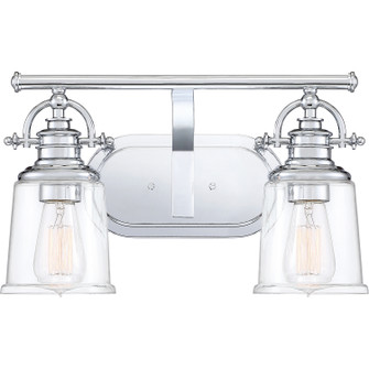 Grant Two Light Bath Fixture in Polished Chrome (10|GRT8602C)
