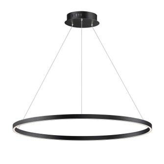 Groove 5CCT LED Pendant in Black (86|E52728-BK)