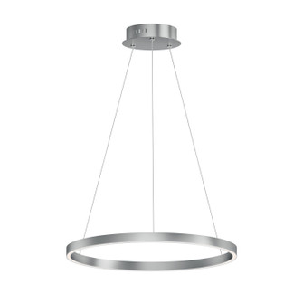 Groove 5CCT LED Pendant in Brushed Aluminum (86|E52724-AL)