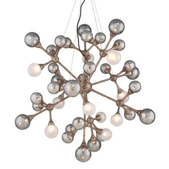 Element 40 Light Chandelier in Stria Gold Leaf (68|206-440-SGL)