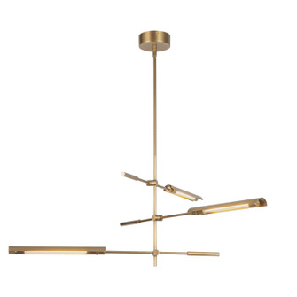 Astrid LED Pendant in Metal Shade/Vintage Brass (452|MP316403VBMS-UNV)