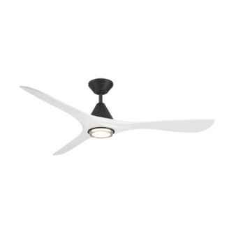 Carve 60'' Ceiling Fan in Matte Black/Matte White (441|FR-D2504-60L-MB/MW)