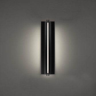 Strait LED Outdoor Wall Sconce in Black (281|WS-W82522-40-BK)