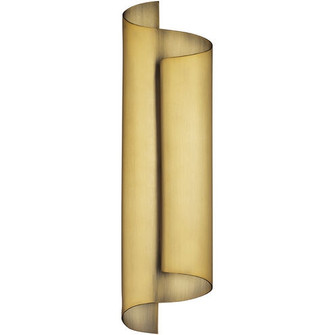 Pirouette LED Wall Sconce in Aged Brass (281|WS-94518-40-AB)