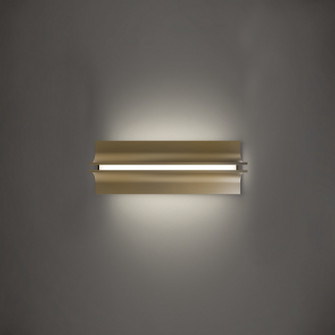 Strait LED Wall Sconce in Aged Brass (281|WS-82516-35-AB)