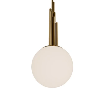 Sybil LED Pendant in Aged Brass (281|PD-60510-35-AB)