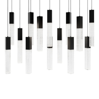 Cinema LED Pendant in Black (281|PD-30814L-BK)
