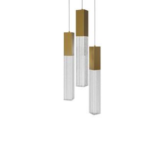 Cinema LED Pendant in Aged Brass (281|PD-30803R-AB)