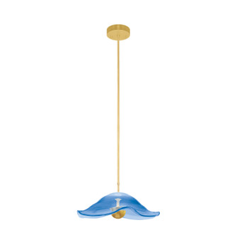 Embark LED Pendant in Gold Leaf/Blue (48|100068-31)
