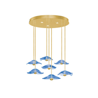 Embark Pendant in Gold Leaf/Blue (48|100066-31)