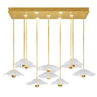 Embark LED Pendant in Gold Leaf/Clear (48|100062-33)