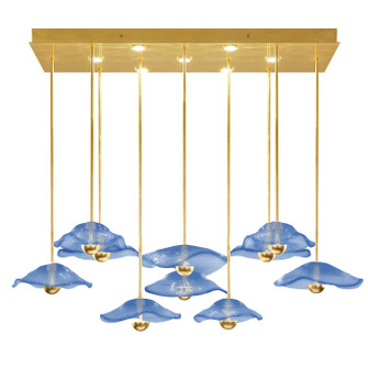 Embark LED Pendant in Gold Leaf/Blue (48|100062-31)