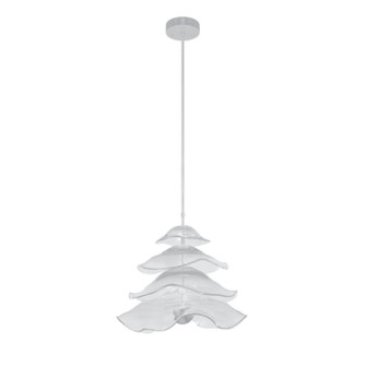 Embark LED Pendant in Silver Leaf/Clear (48|100061-43)