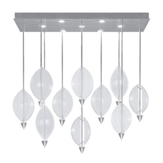 Embark LED Pendant in Silver Leaf/Clear (48|100056-43)