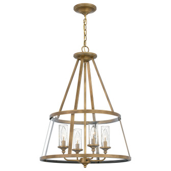 Barlow Four Light Pendant in Weathered Brass (10|BAW1820WS)