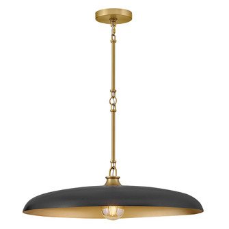 Sadie LED Chandelier in Lacquered Brass (13|48165LCB-BK)