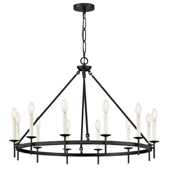 Copley LED Chandelier in Black (13|47476BK)