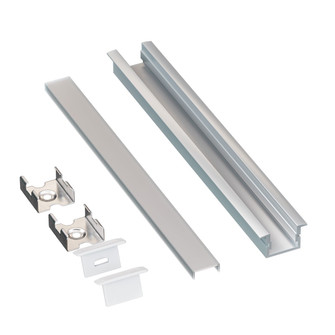 Premium Extrusions Double Flange Bundle Of 1 in Anodized Aluminum (303|PE-DBLF-2M-BNDL1)