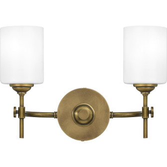 Aria Two Light Bath in Weathered Brass (10|ARI8615WS)