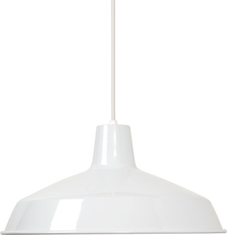 One Light Pendant in White / White Interior (72|SF76-283)