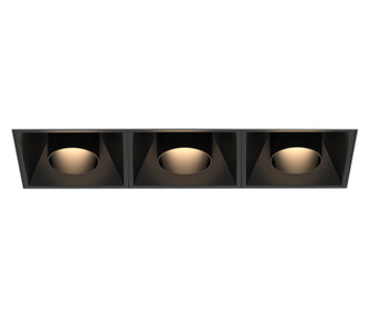 Bravo LED Recessed Multiple in Black (40|BVOR3TL01SGGG1035WCL)