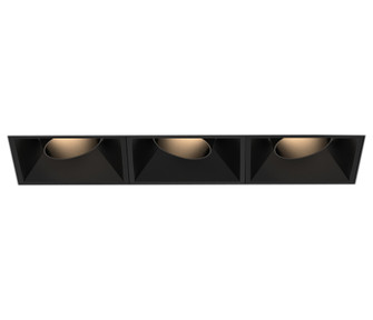 Bravo LED Recessed Multiple in Black (40|BVOR3TL01RGGG1035WCL)