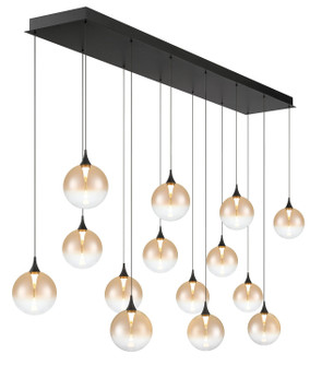 Iissa LED Linear Chandelier in Matte Black (40|48939-034)