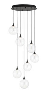 Iissa Seven Light Chandelier in Black (40|48929-011)