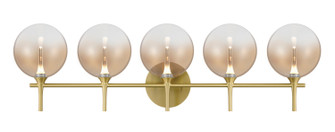 Iissa Five Light Vanity in Gold (40|48919-036)