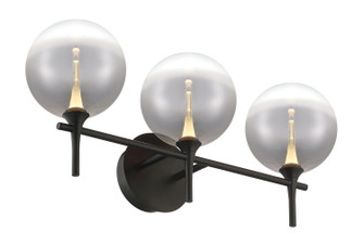 Iissa Three Light Vanity in Black (40|48915-021)