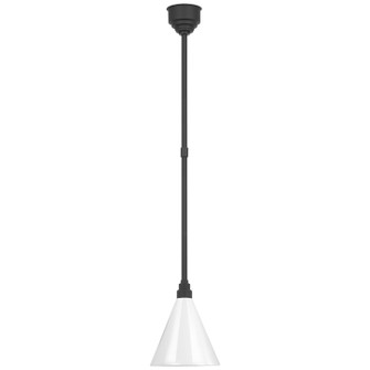 Academy Barn Light LED Pendant in Matte Black (268|TOB 5818MBK-WHT)