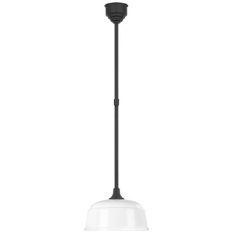 Academy Barn Light LED Pendant in Matte Black (268|TOB 5811MBK-WHT)