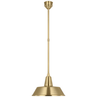 Academy Barn Light LED Pendant in Hand-Rubbed Antique Brass (268|TOB 5803HAB-HAB)
