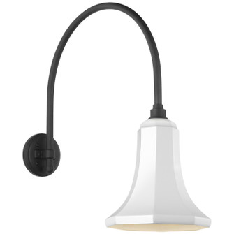 Academy Barn Light LED Barn Light in Matte Black (268|TOB 2815MBK/S9-WHT)
