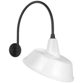 Academy Barn Light LED Barn Light in Matte Black (268|TOB 2815MBK/S4-WHT)