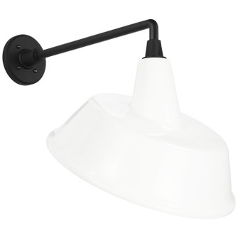 Academy Barn Light LED Barn Light in Matte Black (268|TOB 2812MBK/S4-WHT)