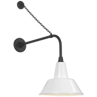 Academy Barn Light LED Barn Light in Matte Black (268|TOB 2810MBK/S1-WHT)