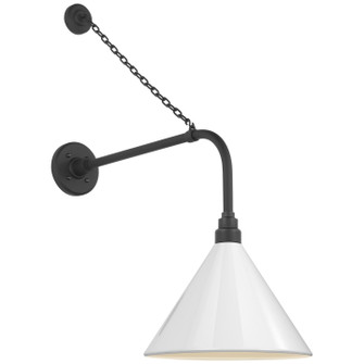 Academy Barn Light LED Barn Light in Matte Black (268|TOB 2810MBK/S11-WHT)