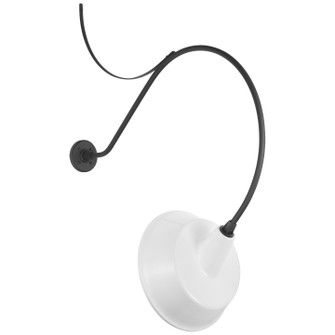 Academy Barn Light LED Barn Light in Matte Black (268|TOB 2807MBK/S4-WHT)