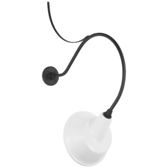 Academy Barn Light LED Barn Light in Matte Black (268|TOB 2806MBK/S3-WHT)