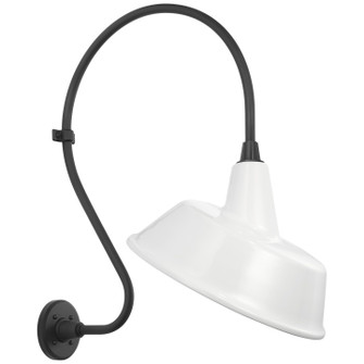 Academy Barn Light LED Barn Light in Matte Black (268|TOB 2805MBK/S4-WHT)