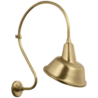 Academy Barn Light LED Barn Light in Hand-Rubbed Antique Brass (268|TOB 2805HAB/S3-HAB)