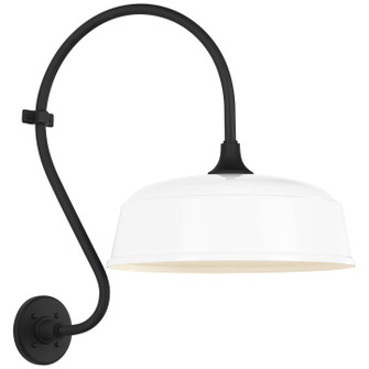 Academy Barn Light LED Barn Light in Matte Black (268|TOB 2804MBK/S7-WHT)