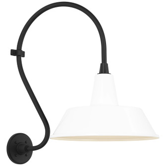 Academy Barn Light LED Barn Light in Matte Black (268|TOB 2804MBK/S2-WHT)