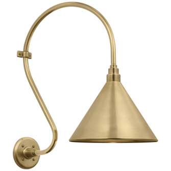 Academy Barn Light LED Barn Light in Hand-Rubbed Antique Brass (268|TOB 2804HAB/S11-HAB)
