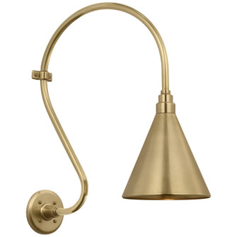 Academy Barn Light LED Barn Light in Hand-Rubbed Antique Brass (268|TOB 2804HAB/S10-HAB)