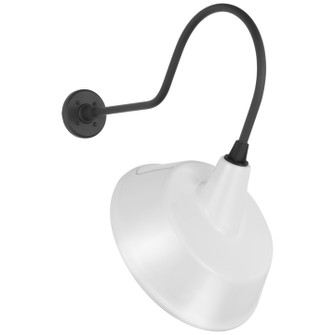 Academy Barn Light LED Barn Light in Matte Black (268|TOB 2803MBK/S4-WHT)