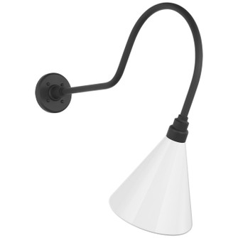 Academy Barn Light LED Barn Light in Matte Black (268|TOB 2803MBK/S10-WHT)